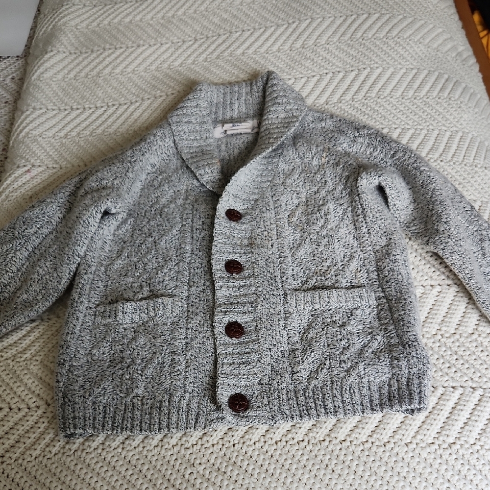 Cozy Gray Kids Sweater